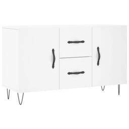 Berkfield Home Sideboard White 100x36x60 cm Engineered Wood - Size: 100 x 36 x 60 cm - thumbnail 1