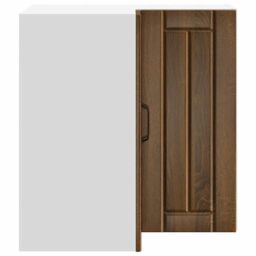 Berkfield Home Kitchen Wall Corner Cabinet Lucca Brown Oak Engineered Wood - thumbnail 6