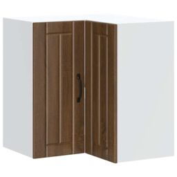 Berkfield Home Kitchen Wall Corner Cabinet Lucca Brown Oak Engineered Wood - thumbnail 2