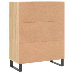 Berkfield Home Sideboard Sonoma Oak 69.5x34x90 cm Engineered Wood in Brown - thumbnail 8