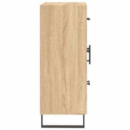 Berkfield Home Sideboard Sonoma Oak 69.5x34x90 cm Engineered Wood in Brown - thumbnail 7
