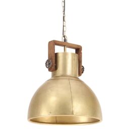 Berkfield Home Industrial Hanging Lamp 25 W Brass Round 40 cm E27 - thumbnail 2