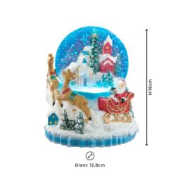 Eldo LED Musical Christmas Snow Globe with 8 Festive Melodies - thumbnail 5