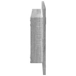 Berkfield Home LED Bathroom Mirror Grey Sonoma 100x8.5x37 cm Engineered Wood - thumbnail 7