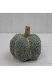 KDMD Sage & Green Elegant Fabric Pumpkin in Pale Green - thumbnail 2