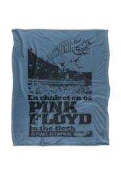 Pink Floyd In The Flesh Silky Touch Super Soft Throw Blanket 152 X 127 cm in White - thumbnail 1