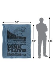 Pink Floyd In The Flesh Silky Touch Super Soft Throw Blanket 152 X 127 cm in White - thumbnail 5