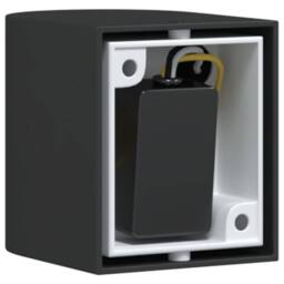 Berkfield Home Outdoor Wall Light Black Die-cast Aluminium - thumbnail 6