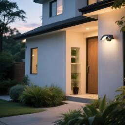 Goeco Modern LED Wall Light, 24W, IP65 Waterproof Outdoor Lamp, Black - thumbnail 4