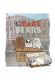 Cartoon Network We Bare Bears Baby Silky Touch Super Soft Throw Blanket 152 X 127 cm in White - thumbnail 2
