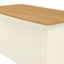 Ready Assembled 2 U Lancaster Blanket Box (Ready Assembled) in Cream - thumbnail 5