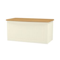Ready Assembled 2 U Lancaster Blanket Box (Ready Assembled) in Cream - thumbnail 4