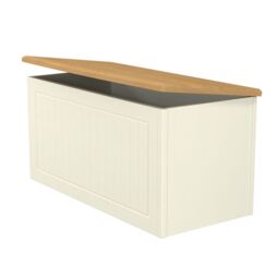 Ready Assembled 2 U Lancaster Blanket Box (Ready Assembled) in Cream - thumbnail 6