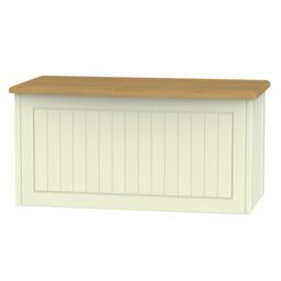 Ready Assembled 2 U Lancaster Blanket Box (Ready Assembled) in Cream - thumbnail 7