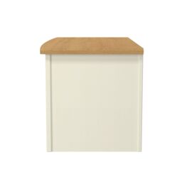 Ready Assembled 2 U Lancaster Blanket Box (Ready Assembled) in Cream - thumbnail 3