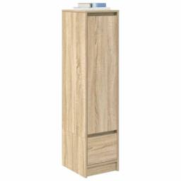 Berkfield Home Highboard Sonoma Oak 29.5x34x119.5 cm Engineered Wood in Tan - thumbnail 4