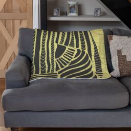 Benjamin Tate Design Egyptian Women On Yellow Blanket in Natural - Size: 120 cm x 150 cm - thumbnail 2