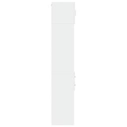 Berkfield Home Slim Storage Cabinet White 30x42.5x225 cm Engineered Wood - thumbnail 7
