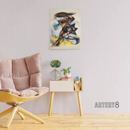 "Artery8 Caliban Figurine for The Tempest Marc Vintage Canvas Wall Art - Size: W18"" x H24""" - thumbnail 3