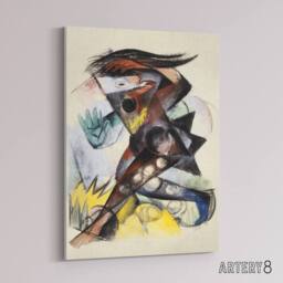 "Artery8 Caliban Figurine for The Tempest Marc Vintage Canvas Wall Art - Size: W18"" x H24""" - thumbnail 2