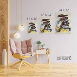 "Artery8 Caliban Figurine for The Tempest Marc Vintage Canvas Wall Art - Size: W18"" x H24""" - thumbnail 4