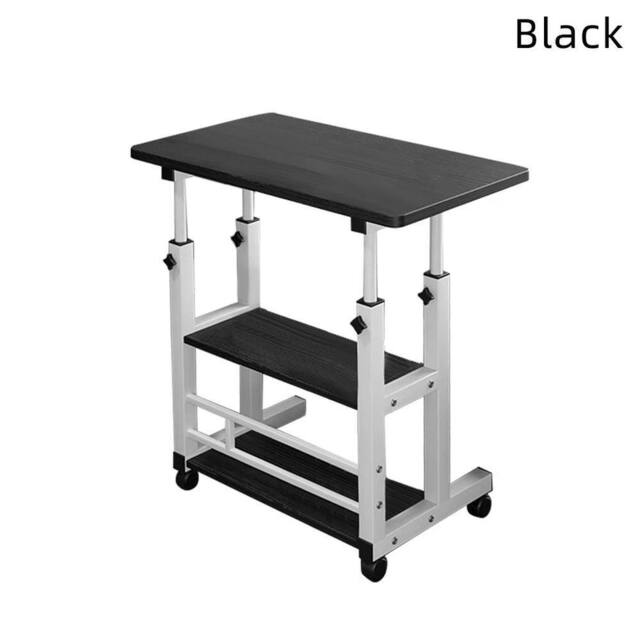FORGEVIO Black Adjustable Folding Wheeled Laptop Study Desk - image 1