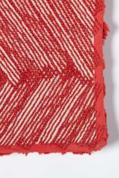Homescapes Super Absorbent Ikat Pattern Bath Mat in Orange - thumbnail 4