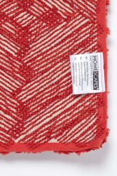 Homescapes Super Absorbent Ikat Pattern Bath Mat in Orange - thumbnail 5