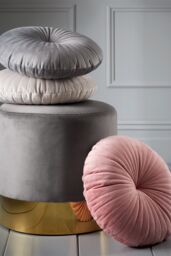 Catherine Lansfield 'Round' Cushion in Natural - Size: 40 cm x 40 cm - thumbnail 3