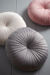 Catherine Lansfield 'Round' Cushion in Natural - Size: 40 cm x 40 cm - thumbnail 4