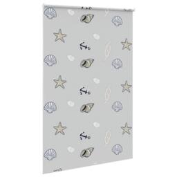 Berkfield Home Shower Roller Blind 160x240 cm Fabric Width 156 cm in Grey - thumbnail 4