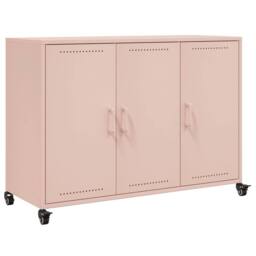 Berkfield Home Sideboard Pink 100.5x39x72 cm Steel