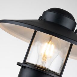 Netlighting Klampenborg Outdoor Pedestal Light Black IP44 - thumbnail 2