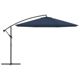 Berkfield Home Cantilever Umbrella 3.5 m Blue - thumbnail 3