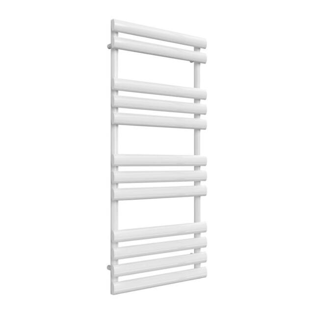 Bathroom Kingdom Arbori White Designer Flat Panel Heated Towel Rail 1130x500 - image 1