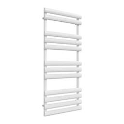 Bathroom Kingdom Arbori White Designer Flat Panel Heated Towel Rail 1130x500 - thumbnail 1