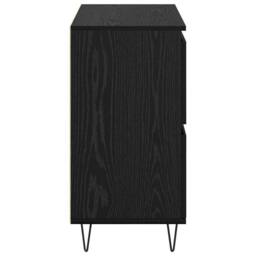 Berkfield Home Sideboard with Storage with Door Black 60 x 35 x 70 cm Engineered wood - thumbnail 7