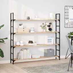 Berkfield Home Floating Shelf 160x20x2 cm Untreated Solid Wood Acacia in Brown - Size: 160 x 20 x 2 cm