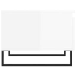 Berkfield Home Modern Coffee Tables 2 pcs High Gloss White 50x46x35 cm Engineere - Size: 50 x 46 x 35 cm - thumbnail 8