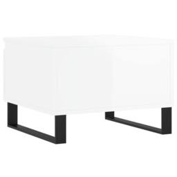 Berkfield Home Modern Coffee Tables 2 pcs High Gloss White 50x46x35 cm Engineere - Size: 50 x 46 x 35 cm - thumbnail 9