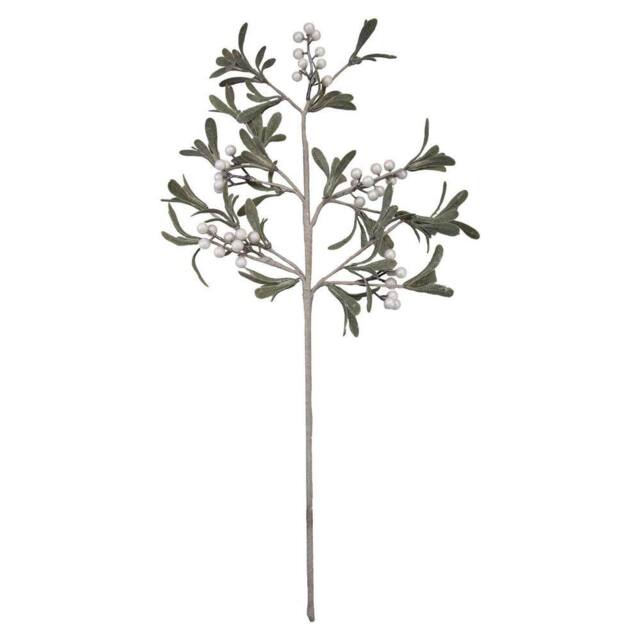 VFM e-Store Christmas Stem Leaves Decoration 70cm x 10cm Green X 1 - Size: 70 cm x 10 cm - image 1