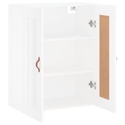 Berkfield Home Wall Mounted Cabinet White 69.5x34x90 cm Engineered Wood - thumbnail 6