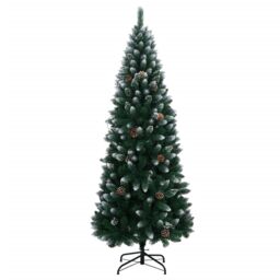 Berkfield Home Artificial Christmas Tree 300 LEDs 180 cm in Green - thumbnail 3