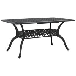 Berkfield Home Set of 4 Black Cast Aluminium Large Decorative Inlays - thumbnail 7