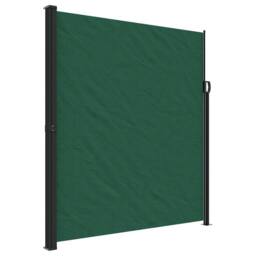 Berkfield Home Retractable Side Awning Dark Green 220x600 cm - thumbnail 3