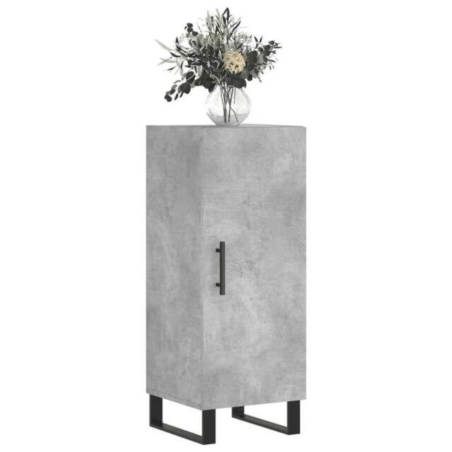 Berkfield Home Sideboard Concrete Grey 34.5x34x90 cm Engineered Wood - image 1