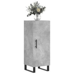 Berkfield Home Sideboard Concrete Grey 34.5x34x90 cm Engineered Wood - thumbnail 1
