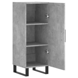 Berkfield Home Sideboard Concrete Grey 34.5x34x90 cm Engineered Wood - thumbnail 5