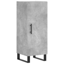 Berkfield Home Sideboard Concrete Grey 34.5x34x90 cm Engineered Wood - thumbnail 3