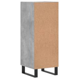 Berkfield Home Sideboard Concrete Grey 34.5x34x90 cm Engineered Wood - thumbnail 8